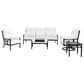 GatherCraft Seville 5-Piece Patio Conversation Set in Medora Ivory, , large
