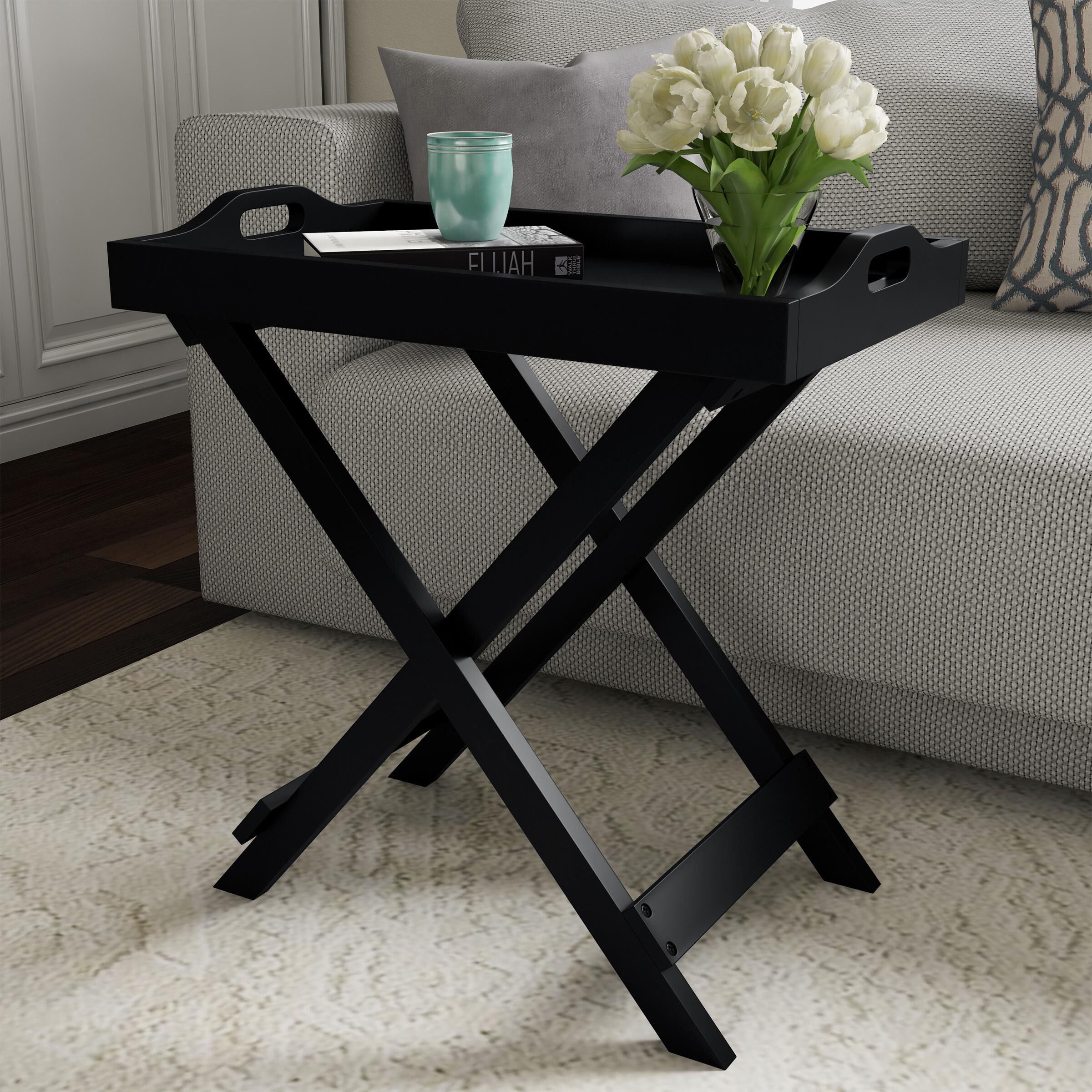Collapsible shop end table