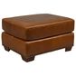 USA Premium Leather Ottoman in Saddle Glove, , large