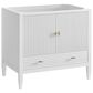 James Martin Vanities Myrrin 36" Vanity in Bright White with 3 cm White Zeus Quartz Top, , large