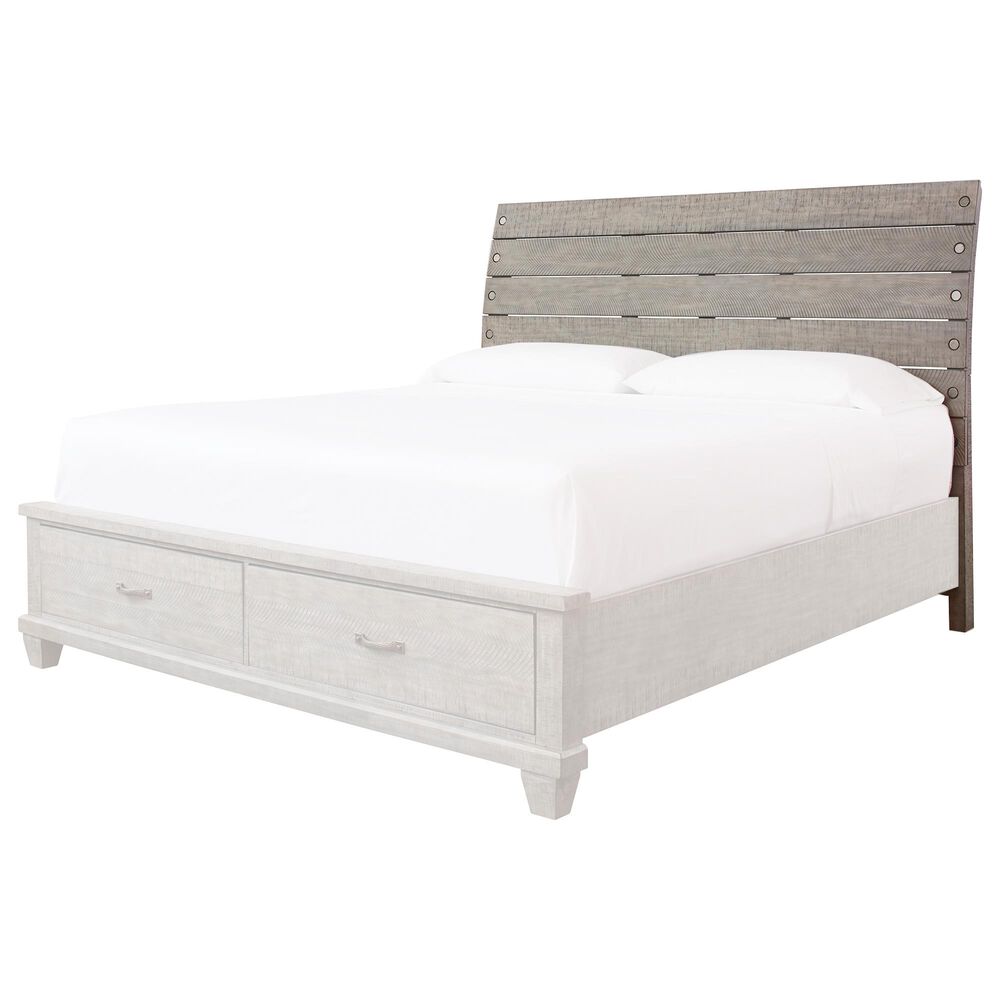 Signature Design by Ashley Naydell King/California King Panel Headboard in Rustic Gray, , large