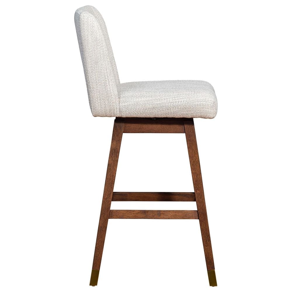 Blue River Basila Swivel Barstool in Beige, , large