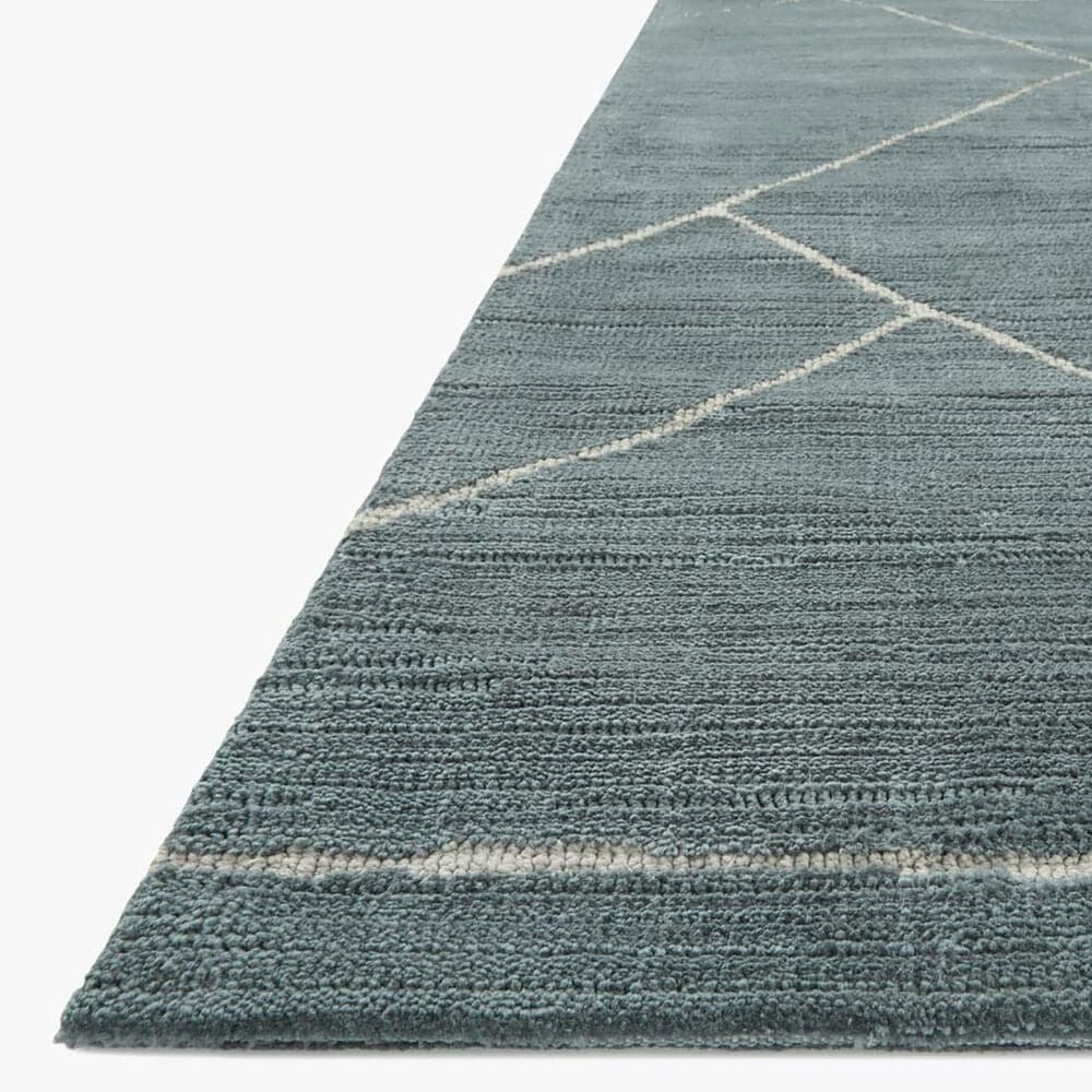 Magnolia Home Logan 2&#39;3&quot; x 3&#39;9&quot; Slate and White Area Rug, , large