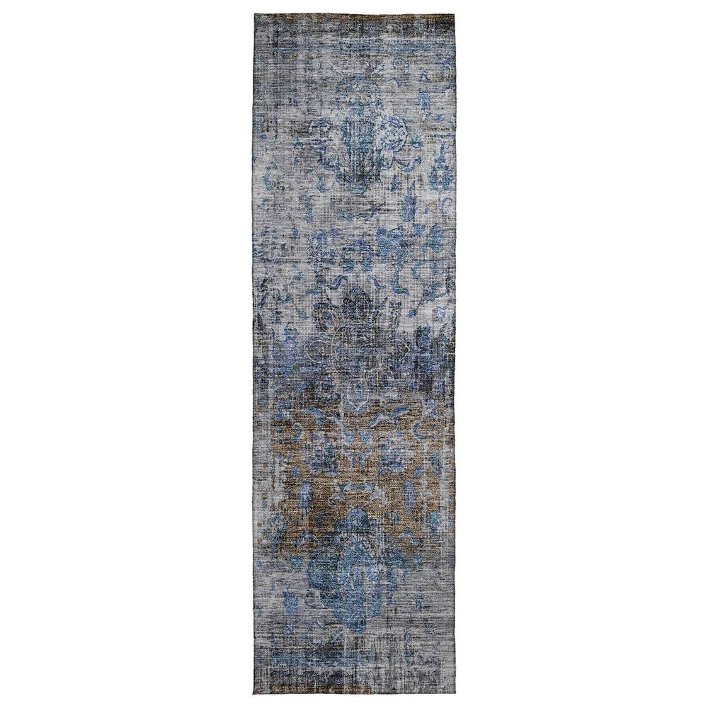 Dalyn Rug Company Karaj KJ2 2"3" x 7"6" Blue Indoor/Outdoor Runner, , large