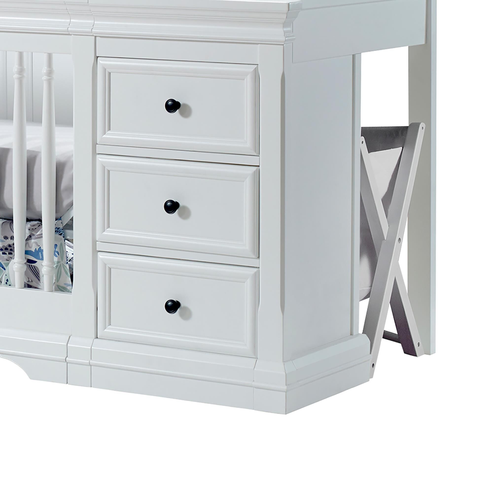 Sorelle Portofino Crib and Changer in White NFM