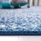 Safavieh Tulum TUL264N 2" x 11" Ivory and Navy Runner, , large