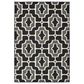 Oriental Weavers Marina 1491Z 2"5" x 4"5" Black and Grey Area Rug, , large