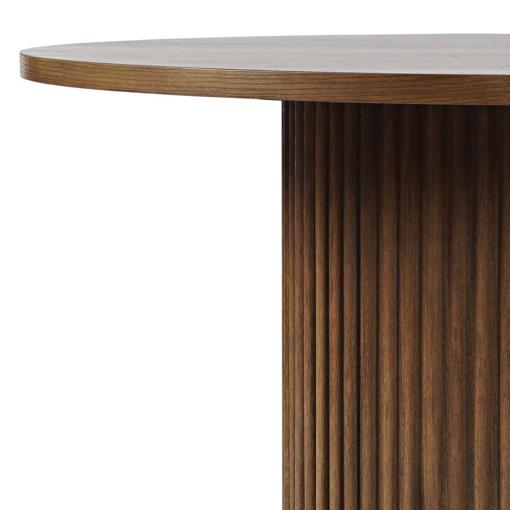 Jofran Auden and Tate 5-Piece Dining Table Set in Chestnut, , large