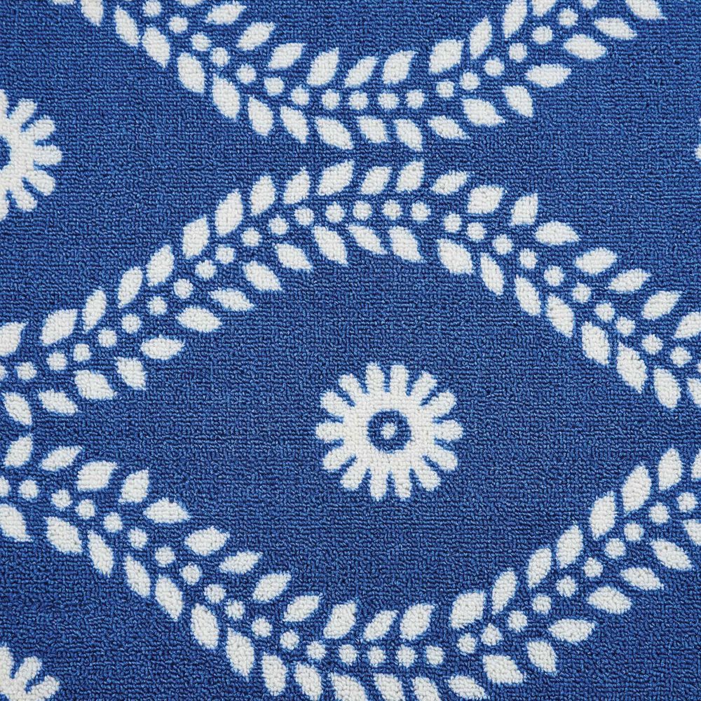 Nourison Home &amp; Garden RS085 10&#39; x 13&#39; Navy Indoor/Outdoor Area Rug, , large