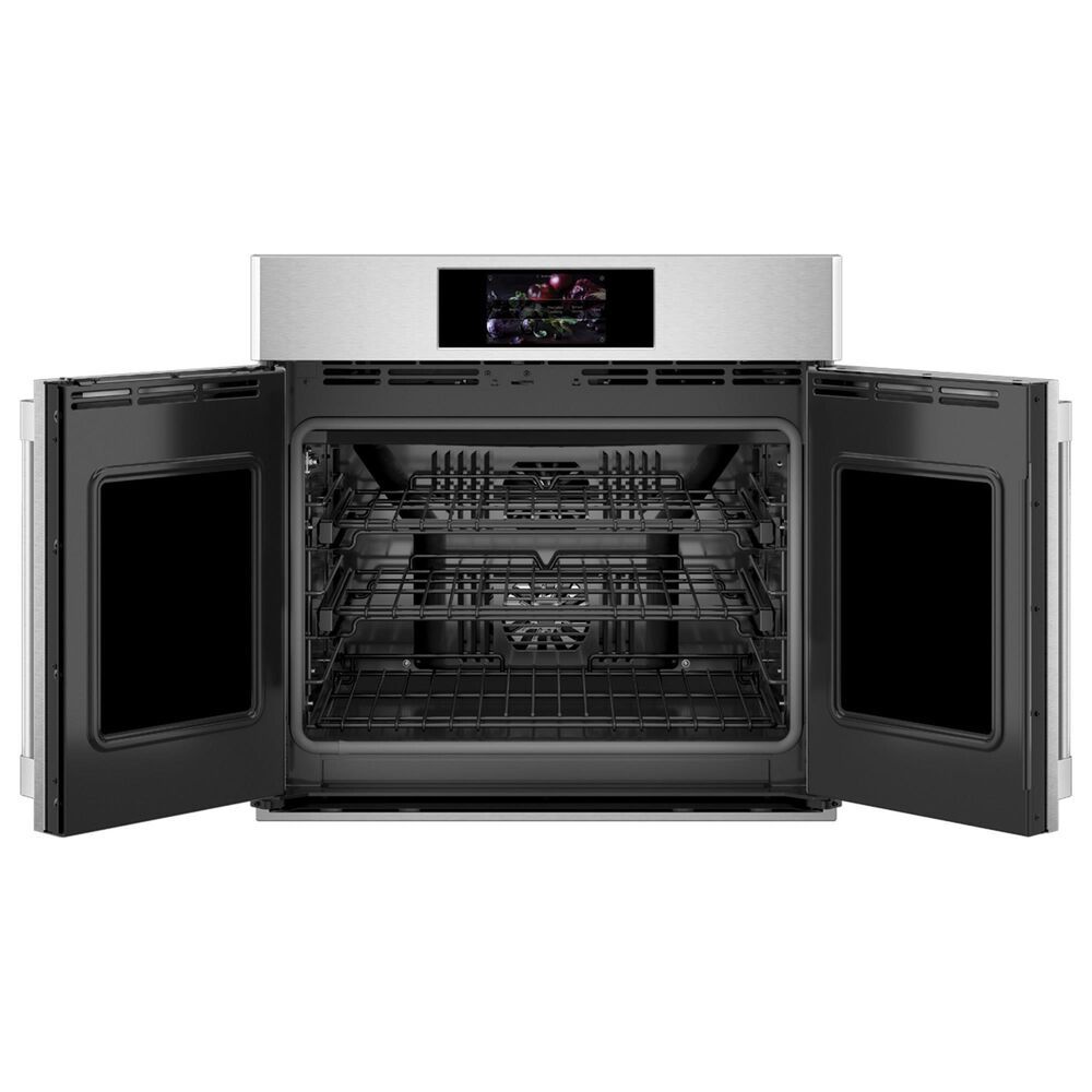 Monogram Statement 30&quot; Smart French Door Electric Single Wall Oven in Stainless Steel, , large
