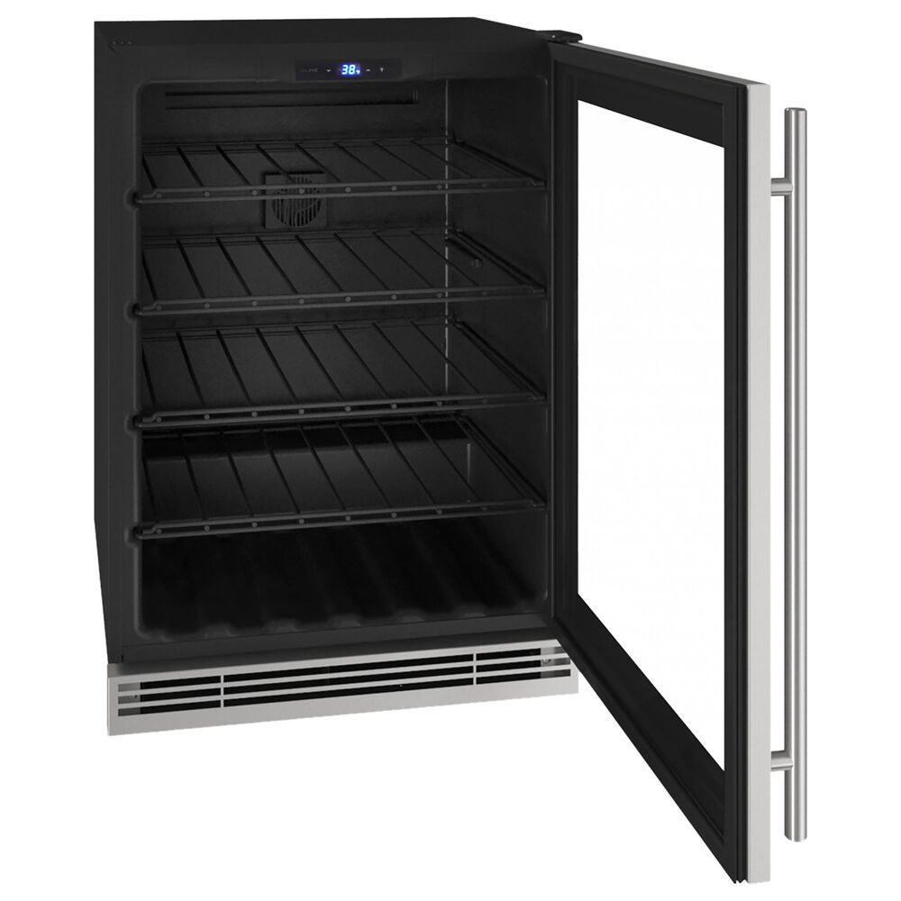 U-Line 5.7 Cu. Ft. Built-in Wine Refrigerator in Stainless Steel, , large