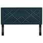 Modway Reese Upholstered Linen Fabric Full/Queen Headboard in Azure, , large
