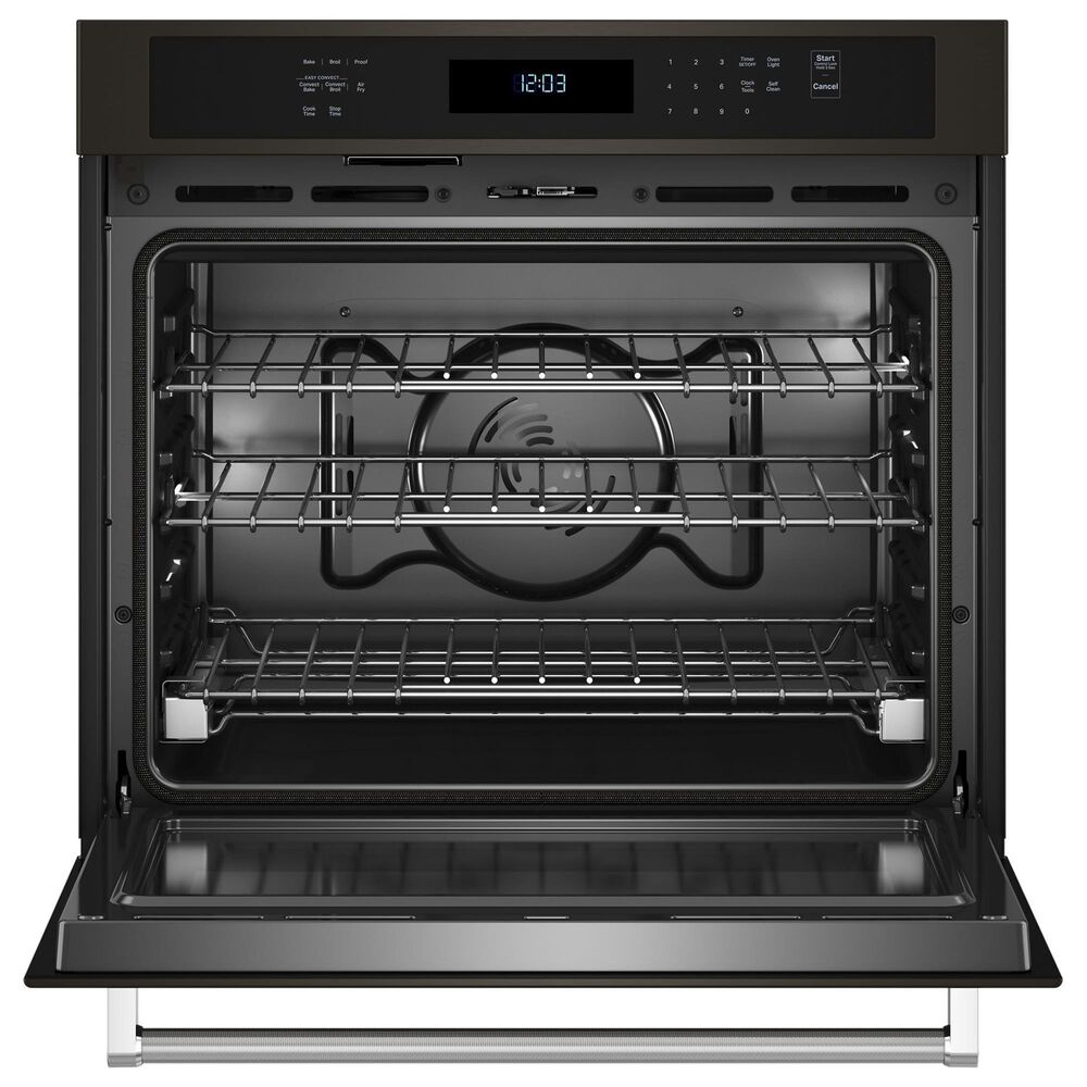 KitchenAid 27&quot; Single Wall Oven with Air Fry Mode in Black Stainless Steel and PrintShield, , large