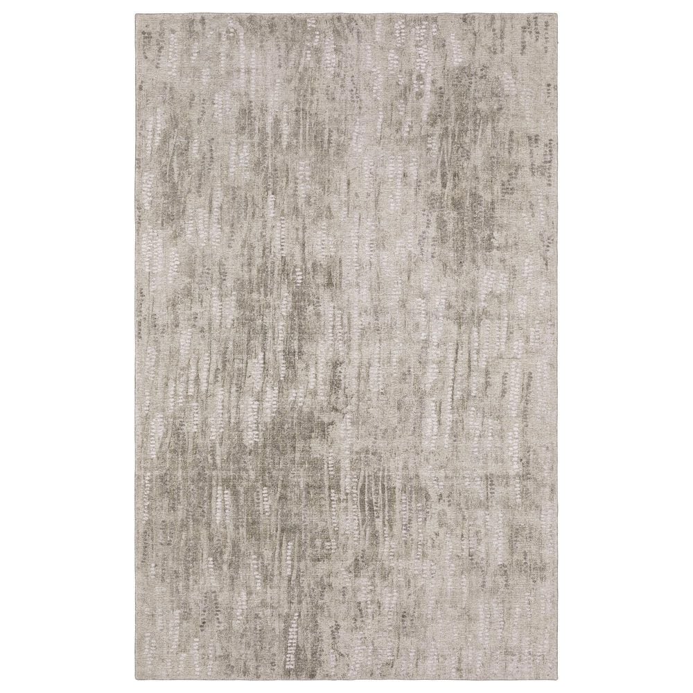 Oriental Weavers Clarke CLA08 Beige and Brown 6" x 9"Area Rug, , large