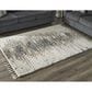 Ashley Jembeth 7"8" x 9"8" Cream, Beige, Gray, Charcoal and Gold Area Rug, , large