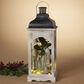 The Gerson Company Lighted Nativity Scene Lantern with Floral Accent in White, , large