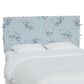 Rachel Ashwell Luella King Slipcover Headboard in Berry Bloom Blue, , large
