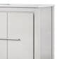 Lexora Home Lafarre 60" Double Bathroom Vanity in White with 2 cm White Cultured Marble Top and Rectangular Sinks, , large