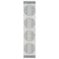 Nourison Astra Machine Washable ASW05 2"2" x 12" Ivory and Blue Runner, , large