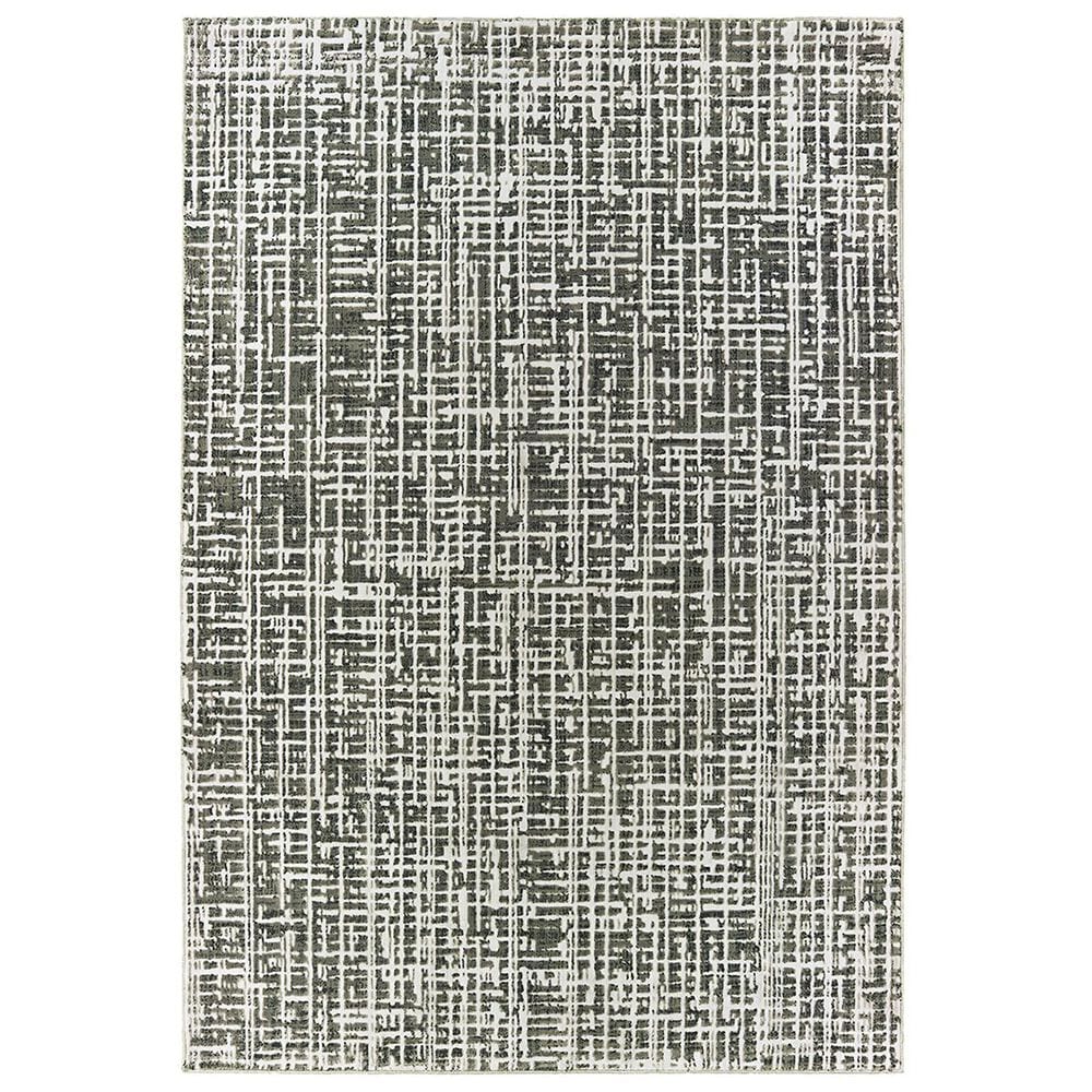 Oriental Weavers Bowen 2066W 6"7" x 9"6" Grey Area Rug, , large