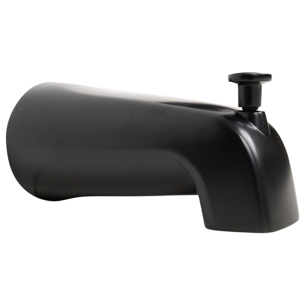 MS International 1-Handle 1-Spray Tub and Shower Faucet with Pressure Balance Valve in Matte Black, , large
