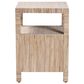 Baxton Studio Paine 2-Drawer Nightstand in Natural, , large