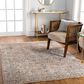 Surya Carlisle Oriental 5"3" x 7"9" Dusty Pink, Medium Brown, Cream, Pale Blue, Light Sage and Charcoal Area Rug, , large