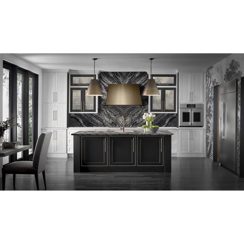 Monogram Statement 30&quot; Smart French Door Electric Single Wall Oven in Stainless Steel, , large