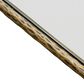 Furniture of America Lalia End Table with Tempered Glass Top and Bullnose Edge in Matte Gold, , large
