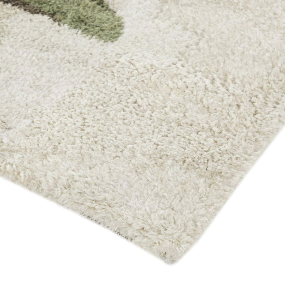 Balta Rugs Serpieri Snake 4&#39;4&quot; x 6&#39; Cream Kids Area Rug, , large