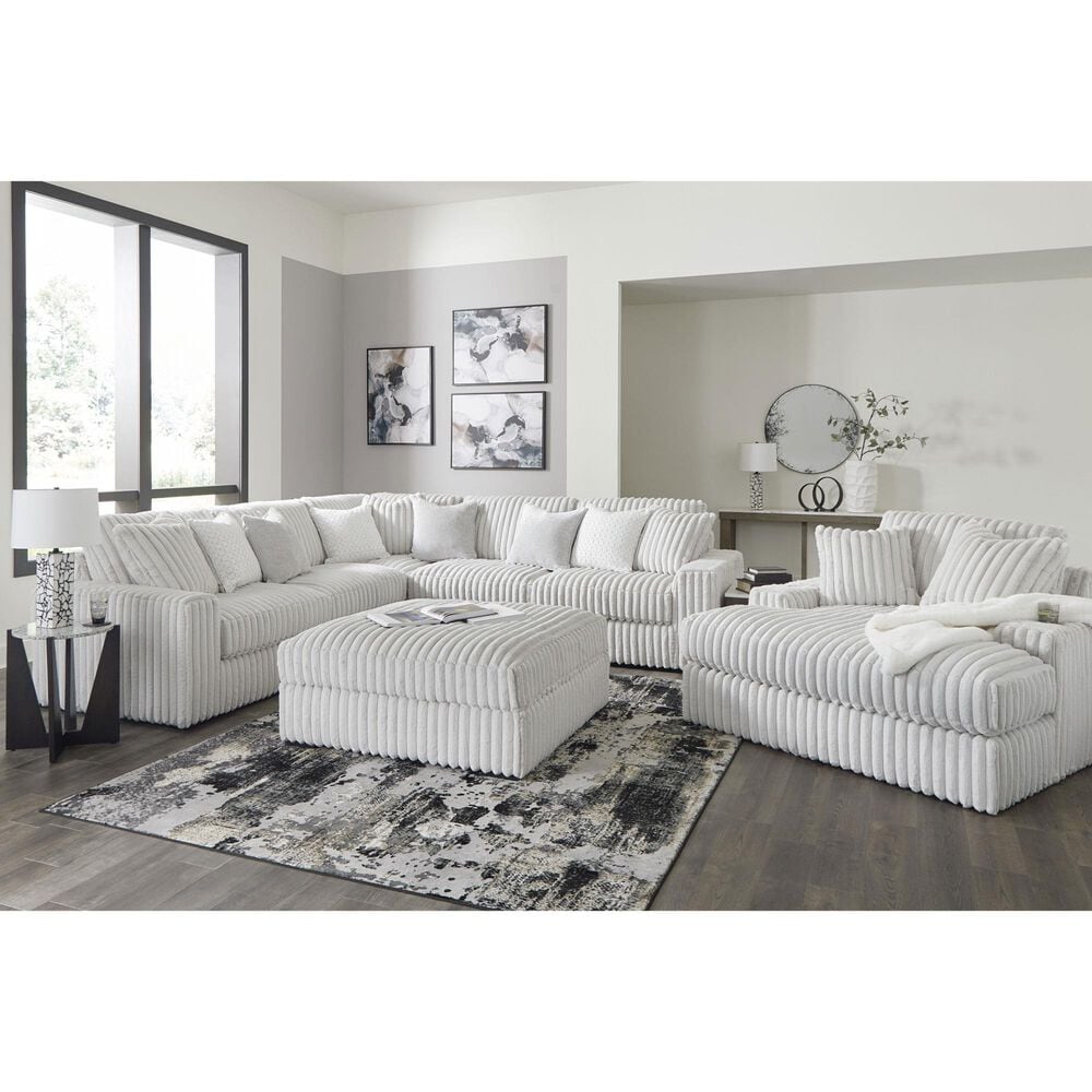 Ashley Stupendous Oversized Accent Ottoman in Alloy, , large