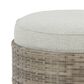 Ashley Calworth Patio Ottoman in Light Brown, , large
