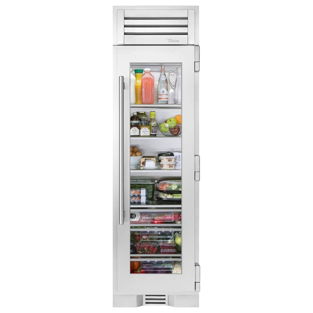True Residential 15.3 Cu. Ft. Refrigerator Column with Left Hinge and Solid Door in Stainless Steel, , large
