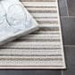 Safavieh Cabana CBN323B 6"7" Square Ivory and Grey Indoor/Outdoor Area Performance Rug, , large
