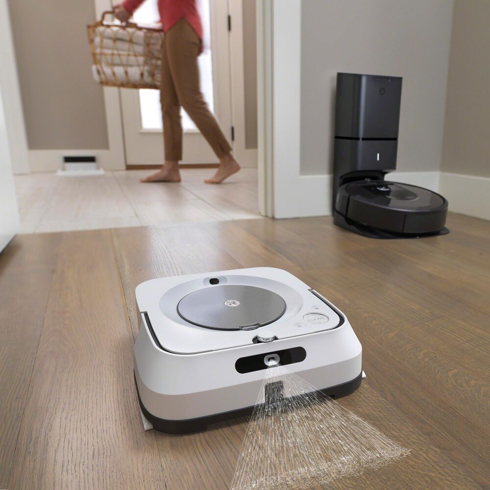 iRobot Braava Jet M6 Wi-Fi Connected Robot Mop in White, , large