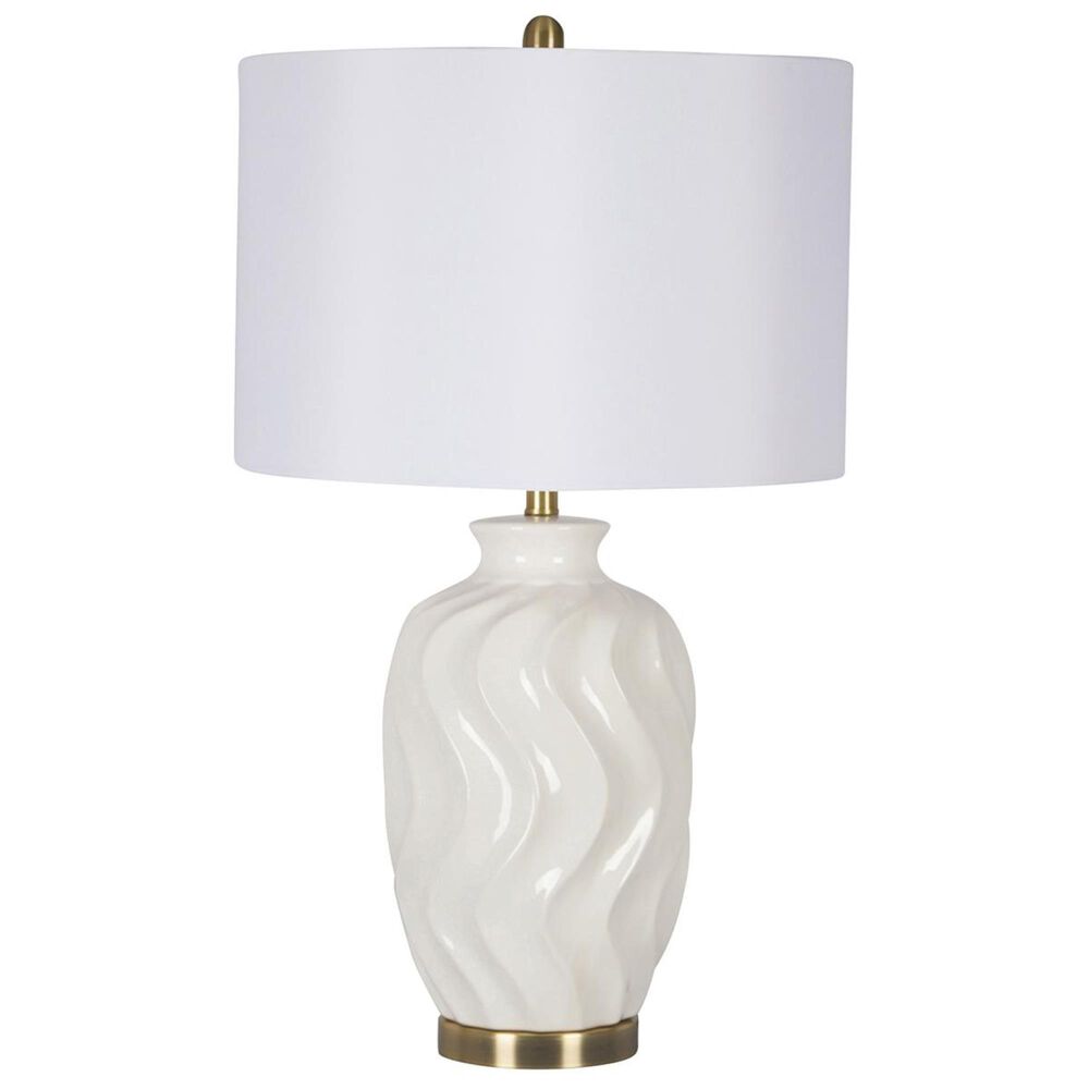 Sagebrook Home 30" Table Lamp in White, , large