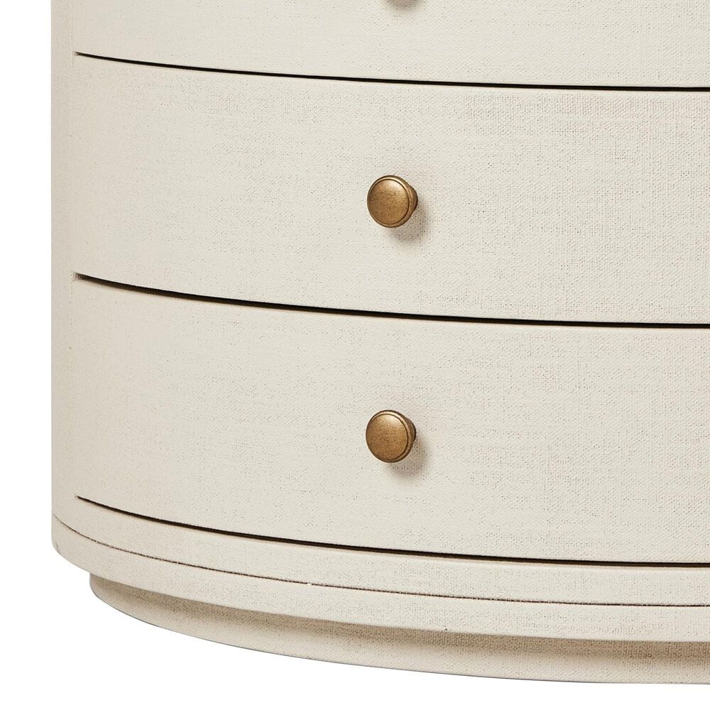 Four Hands Amelia 4-Drawer Nightstand in Ivory Painted, , large