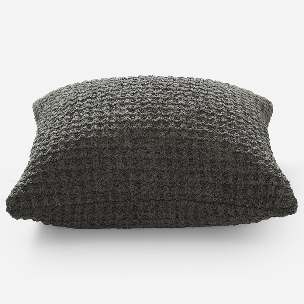 Sunday Citizen Snug Waffle 20&quot; Square Throw Pillow in Granite, , large