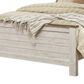 Signature Design by Ashley Willowton Queen Panel Bed in Whitewash, , large