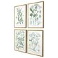Paragon 25" x 19" Assemblage Wall Art Set in Green (Set of 4), , large