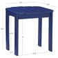 Linon Home Decor Adirondack End Table in Blue, , large