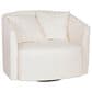 Linon Home Decor Rory Swivel Accent Chair in Off White, , large