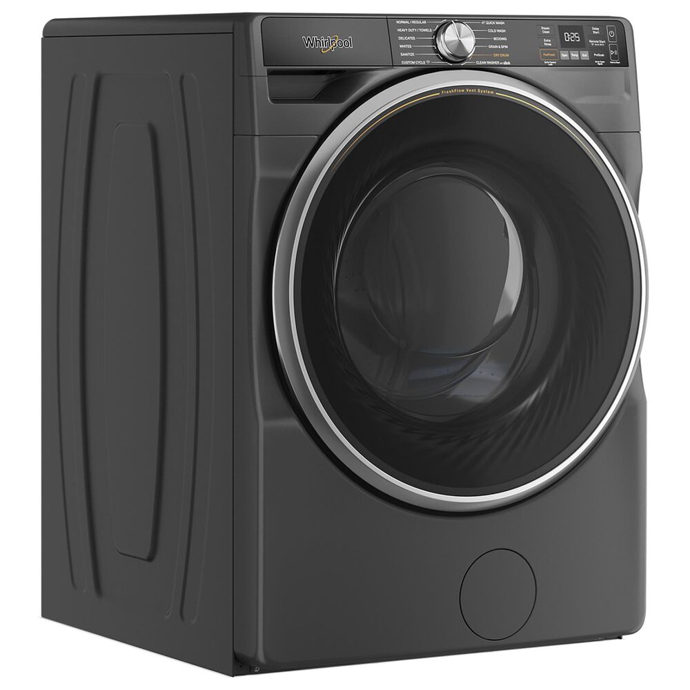 Whirlpool 5.0 cu. ft. Smart Front Load Washer with FreshFlow Vent System in Volcano Black, , large