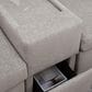 Ashley ModMax Luxe 3-Piece Symmetrical Sectional Sofa with Storage Console in Flint, , large