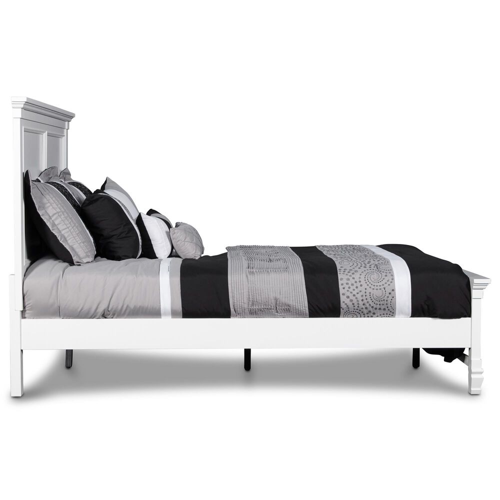 New Heritage Design Tamarack Twin Panel Bed in White, , large