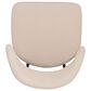 Linon Home Decor Tristan Swivel Office Chair with Beige Cushion in Black, , large