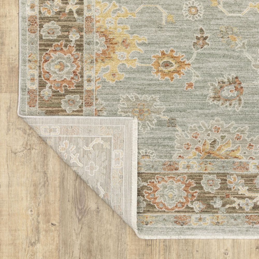 Oriental Weavers Keaton Blue and Multicolor 2'3" x 7'6" Runner, , large