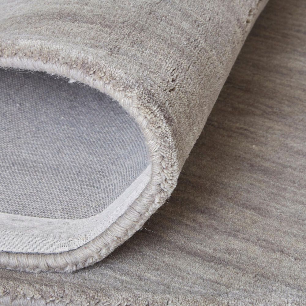 Feizy Luna 2&#39;6&quot; x 8&#39; Light Gray Runner, , large