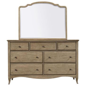Riva Ridge Provence 7-Drawer Dresser and Mirror in Patine, , large