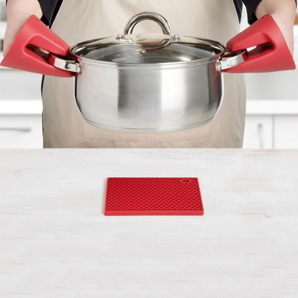 Harold Import Silicone Pot Grabber in Red, , large